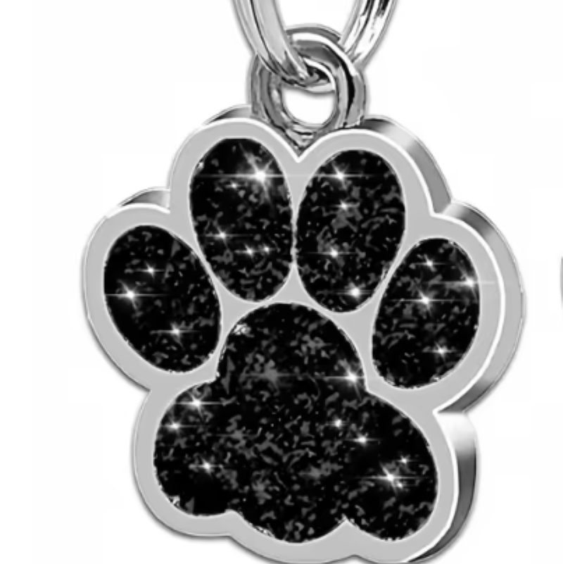 Petite Bling Paw ID Tags