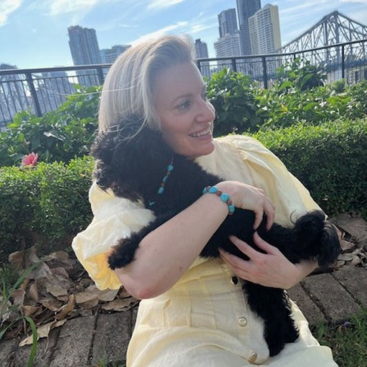 Turquoise Love Hearts with Outback Jasper