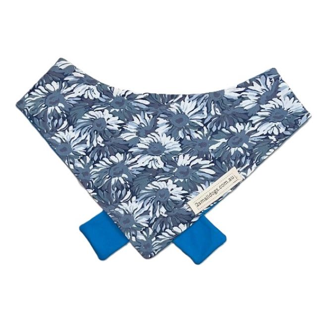 Vintage Blue Floral Bandanas