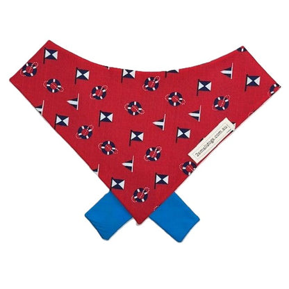 Ahoy Pawsome Mariners Bandanas
