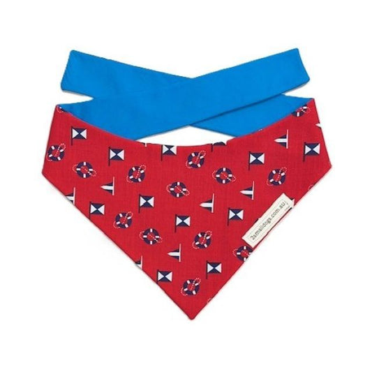 Ahoy Pawsome Mariners Bandanas