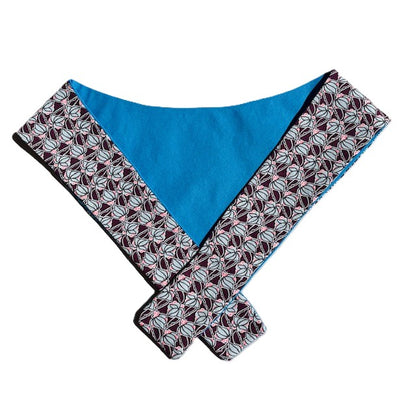 Retro Silver Florals Bandana